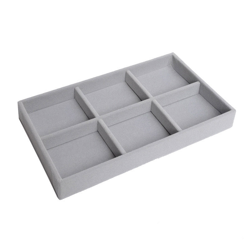 Flocked Drawer Organizer With Compartments For Jewelry