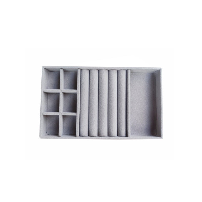 Flocked Drawer Organizer With Compartments For Jewelry