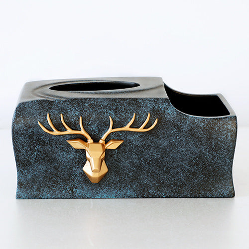 Tissue Box Resin Desktop Organizer Durable Multifunctional Remote Paper Holder Stationery Storage Box Pencil Rack For Office