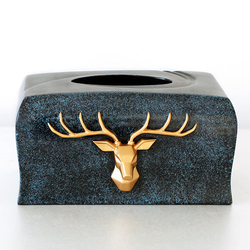 Tissue Box Resin Desktop Organizer Durable Multifunctional Remote Paper Holder Stationery Storage Box Pencil Rack For Office