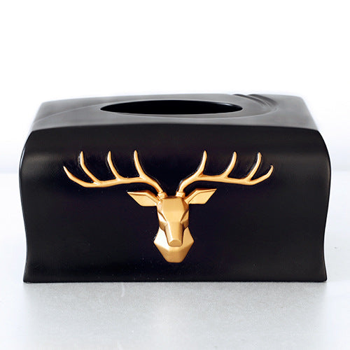 Tissue Box Resin Desktop Organizer Durable Multifunctional Remote Paper Holder Stationery Storage Box Pencil Rack For Office