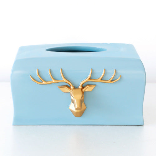 Tissue Box Resin Desktop Organizer Durable Multifunctional Remote Paper Holder Stationery Storage Box Pencil Rack For Office
