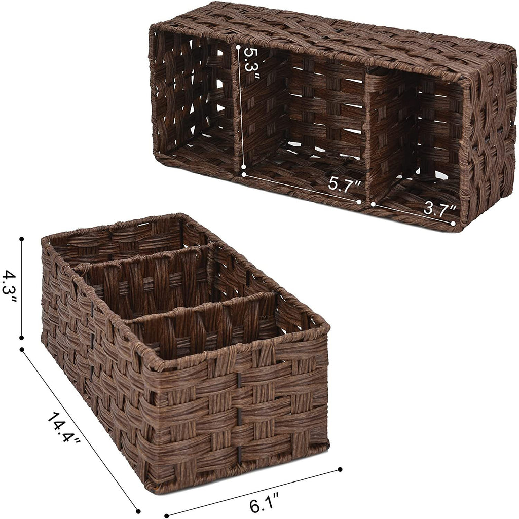 Desktop Bathroom Tissue And Towel Storage Basket Bedroom Cosmetic Organizer