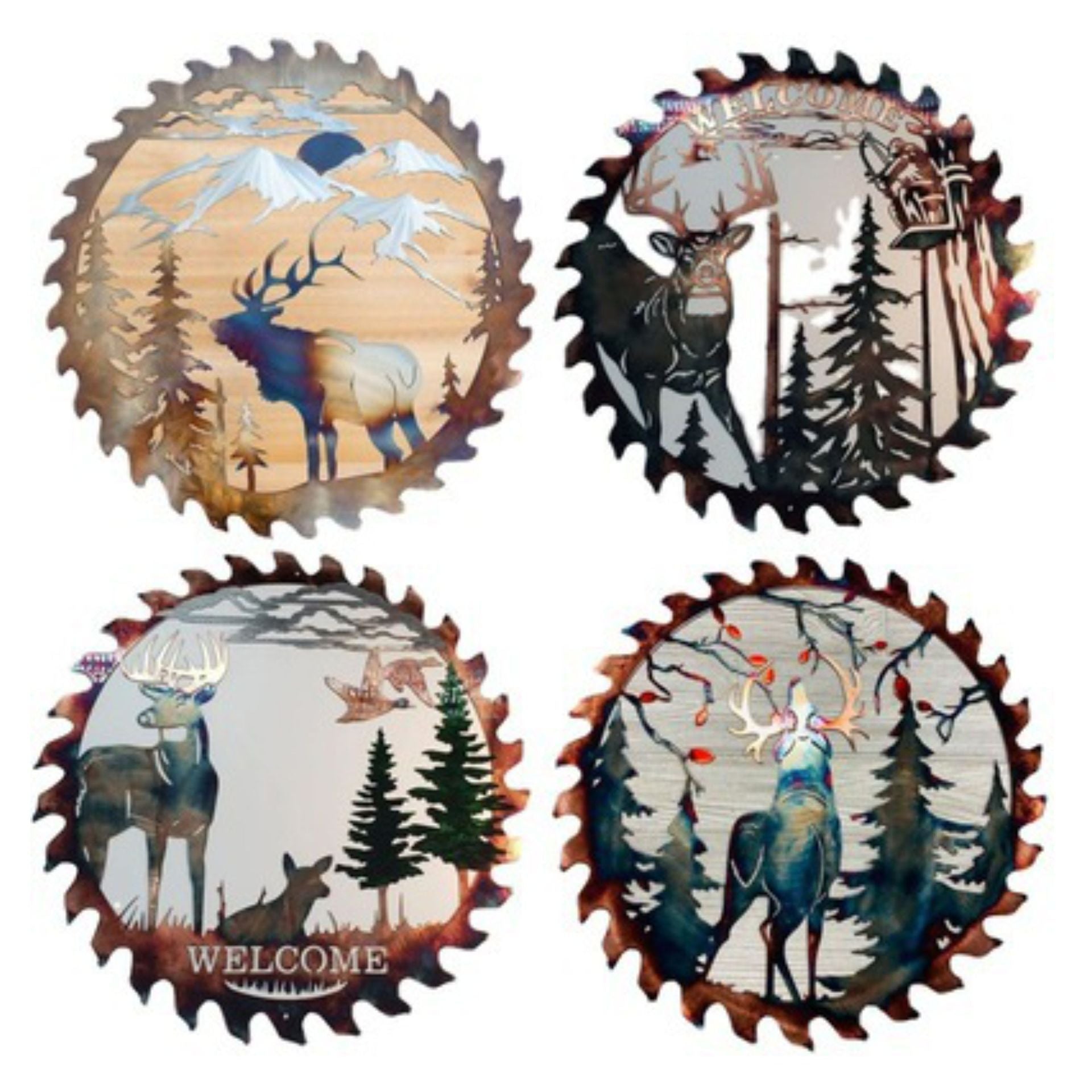 Elk Decoration Metal Art Decoration Home