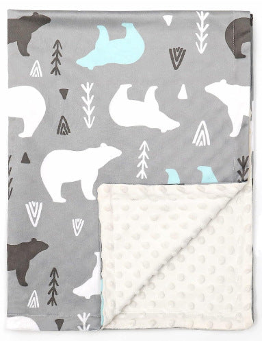 Baby Comfort Children Double-layer Quilt Hug Blanket