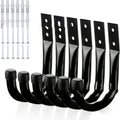 Garage Garden Hollow Round Tube Metal Hook Set