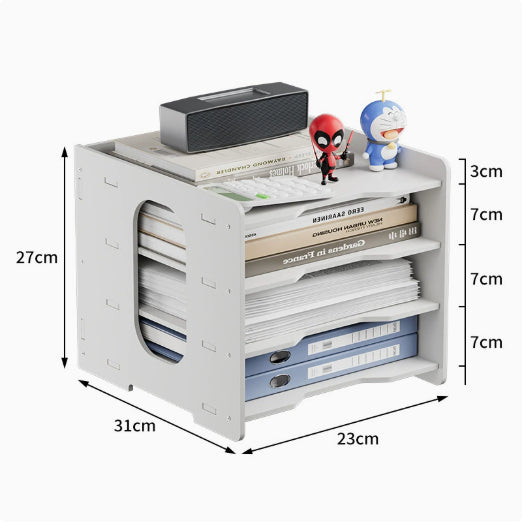 Double-clip File Folder And Paper Organizer For The Office Desk
