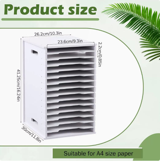 Double-clip File Folder And Paper Organizer For The Office Desk