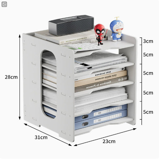 Double-clip File Folder And Paper Organizer For The Office Desk