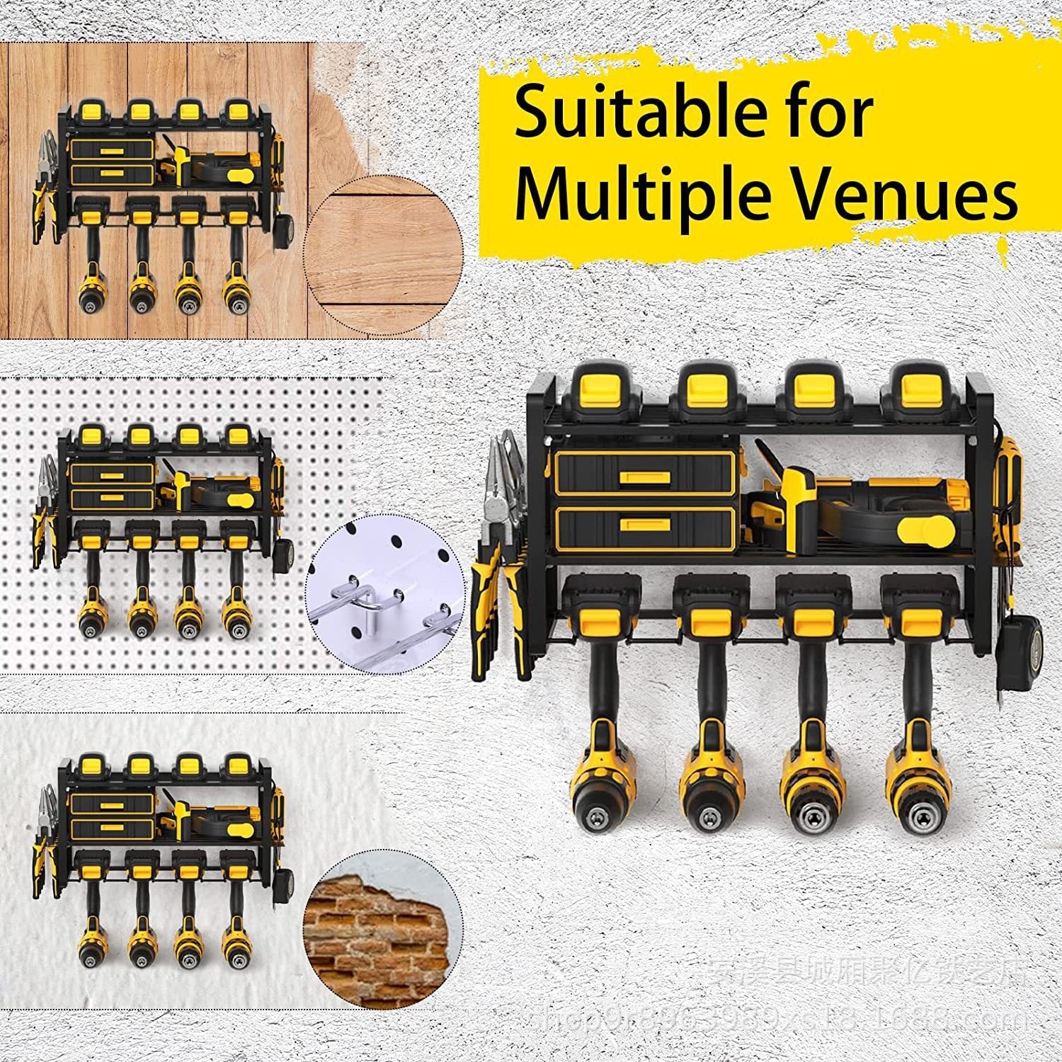 Garage Tool Storage Rack Storage Rack Screwdriver Power Tools Storage Rack