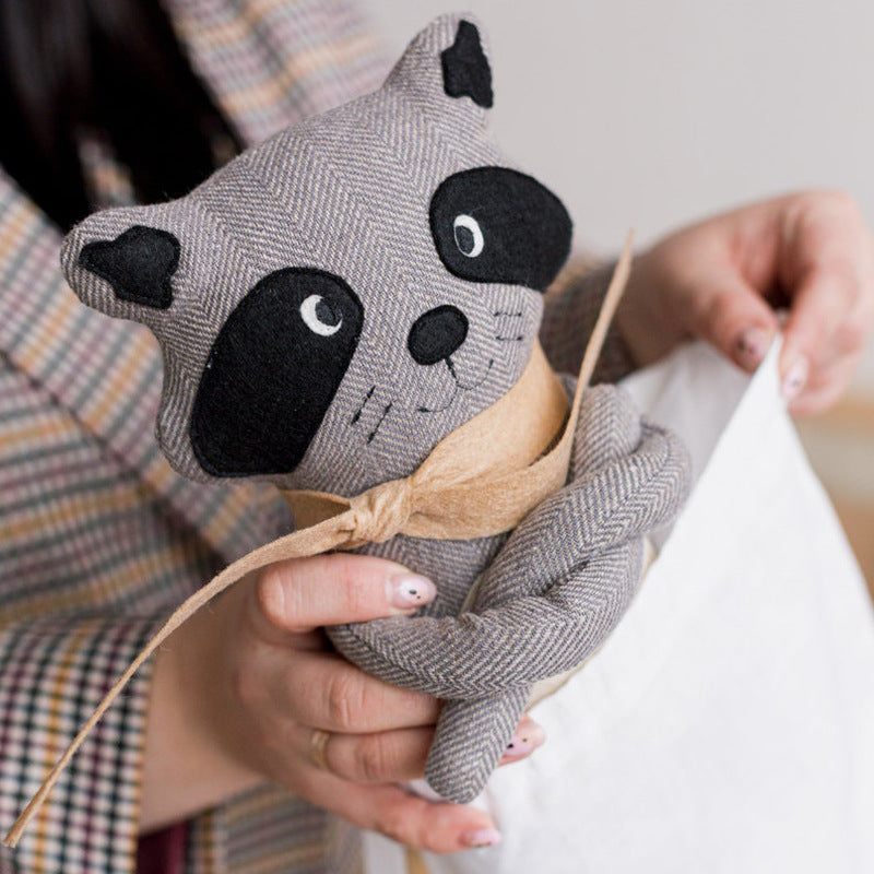 Raccoon Cotton Cute Civet Cat Comfort Doll