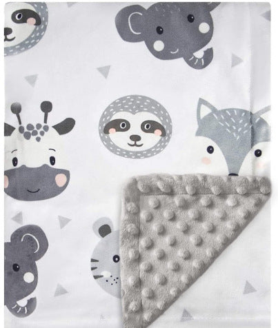 Baby Comfort Children Double-layer Quilt Hug Blanket