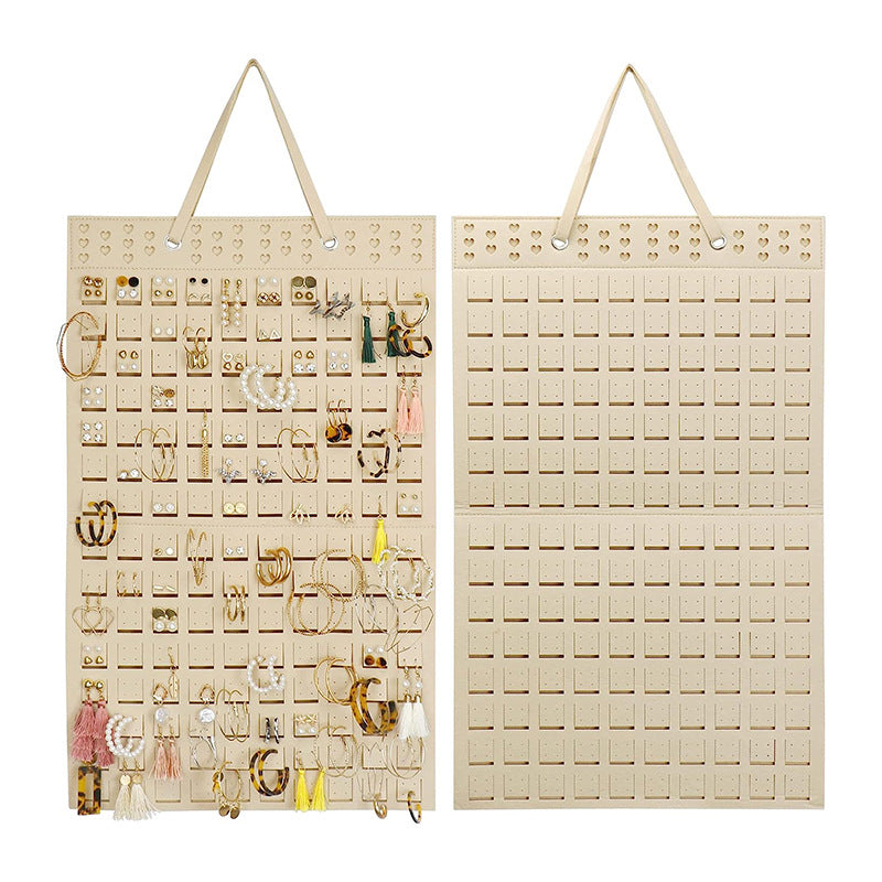 Necklace Ring Felt Pouch Stud Earrings Organization Hanging Bags Bracelet Storage Bag Wall-mounted