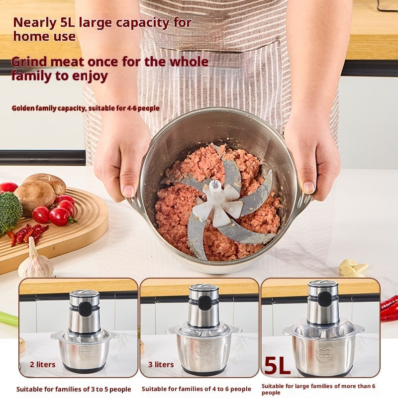 Meat Grinder Household Stainless Steel Multi-function Electric Cooker