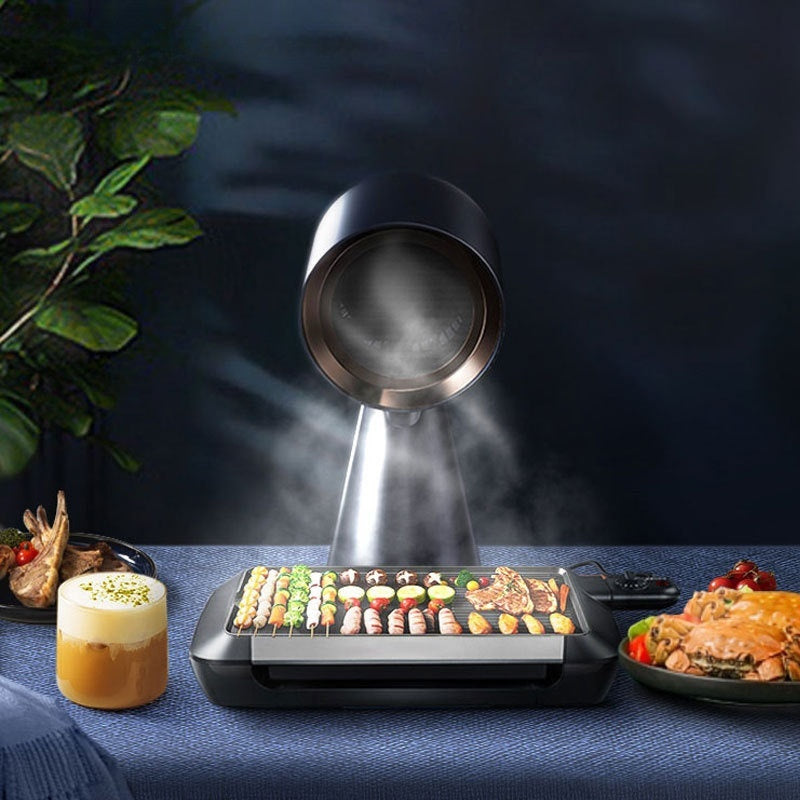 Desktop Exhaust Hood Barbecue Hot Pot Companion Portable Travel Mini