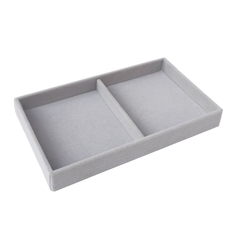 Flocked Drawer Organizer With Compartments For Jewelry