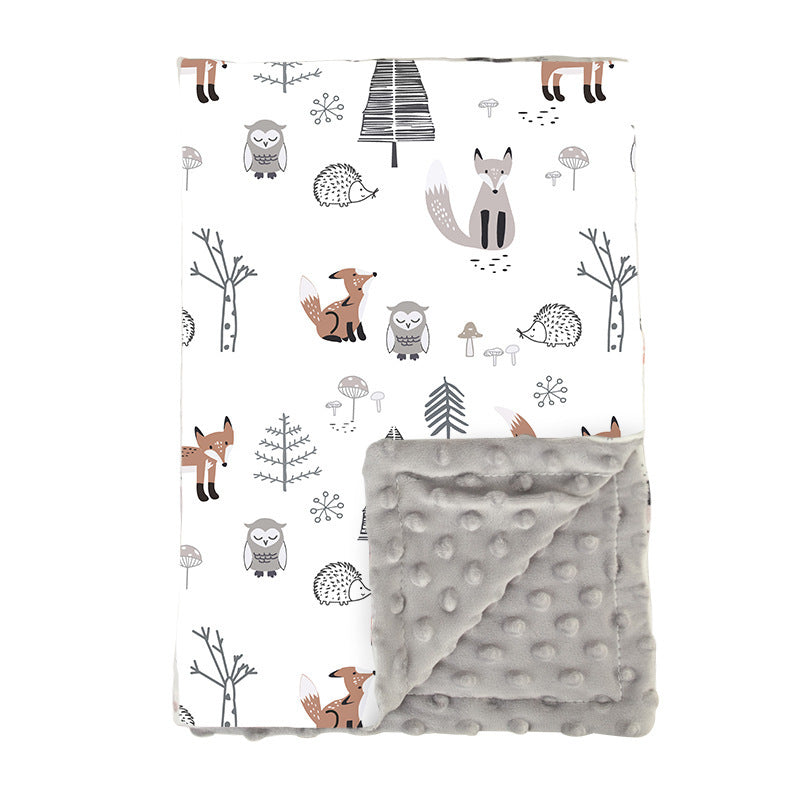 Baby Comfort Children Double-layer Quilt Hug Blanket