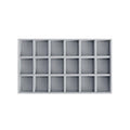 Flocked Drawer Organizer With Compartments For Jewelry