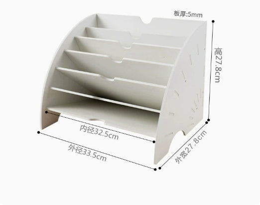 Double-clip File Folder And Paper Organizer For The Office Desk