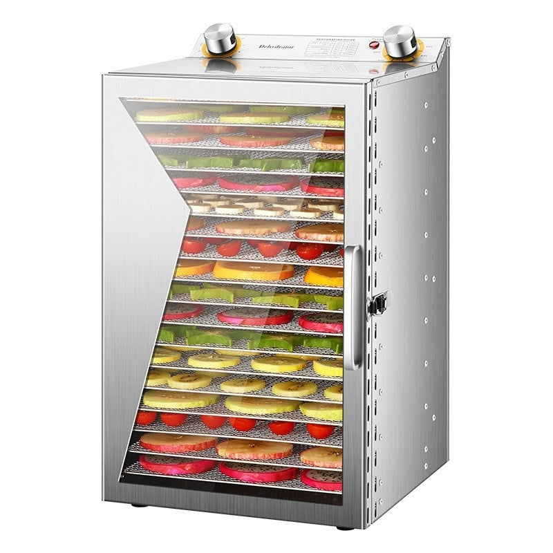 6-layer Stainless Steel Fruit Dryer, Small Household And Commercial Food Dehydrator For Vegetables And Fruits