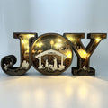 Creative Design JOY Letter Ornaments Wooden Decorative Crafts