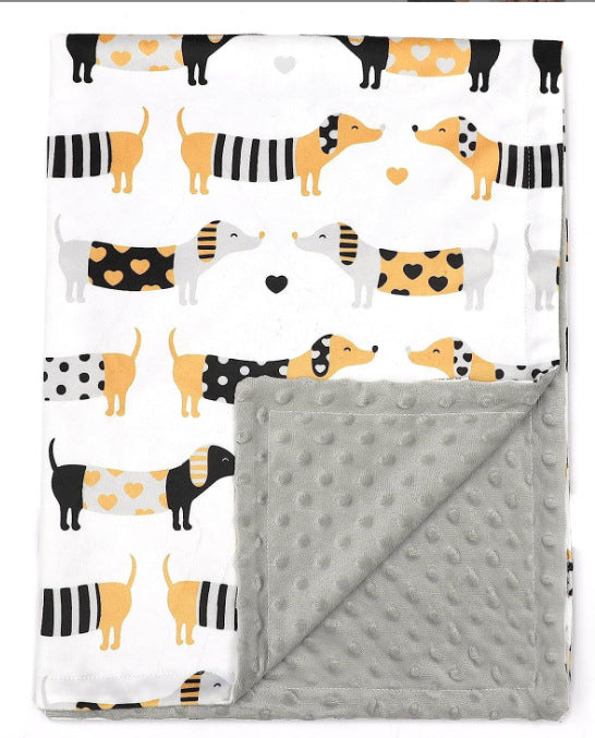 Baby Comfort Children Double-layer Quilt Hug Blanket