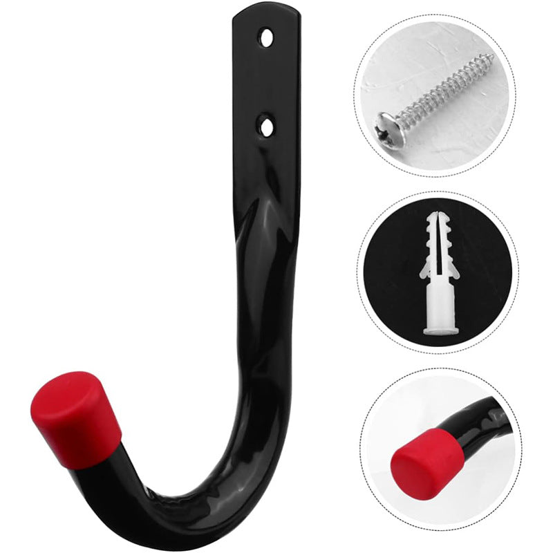 Garage Garden Hollow Round Tube Metal Hook Set