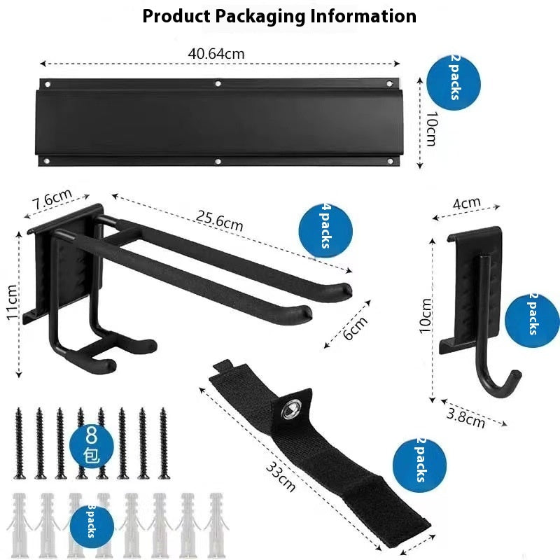 Heavy-duty Garage Removable Adjustable Wall Hook
