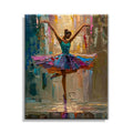 Hand-Painted Oil Paintings On Canvas Abstract Dance Girl Painting Wall Picture For Living Room Home Decor Art No Framed
