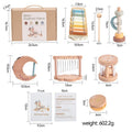 Wooden Comfort Percussion Piano Wind Chimes Children's Music Toys 6-piece Set