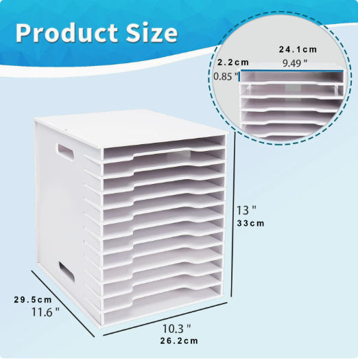 Double-clip File Folder And Paper Organizer For The Office Desk
