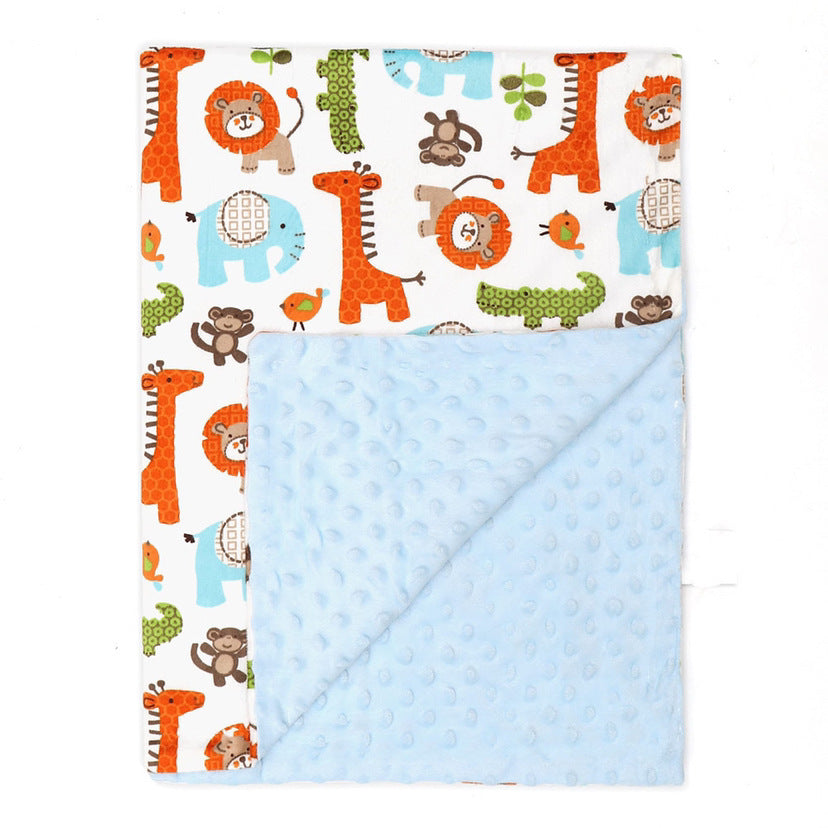 Baby Comfort Children Double-layer Quilt Hug Blanket