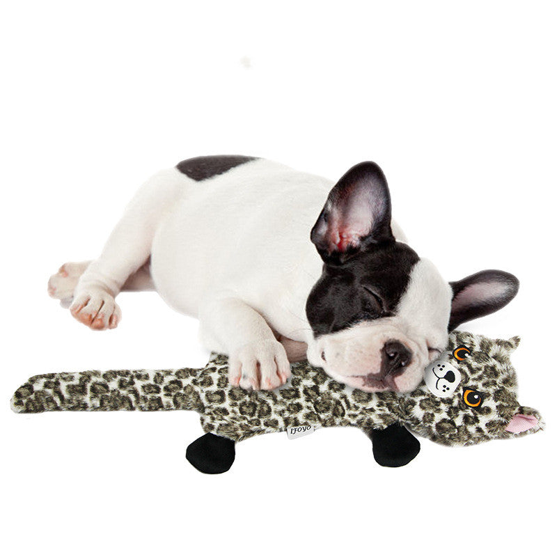 Plush Leopard Fox Vocal Toy To Relieve Boredom And Comfort The Dog