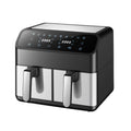 Large Capacity 8L Multi-functional Stainless Steel Double Pot Air Fryer