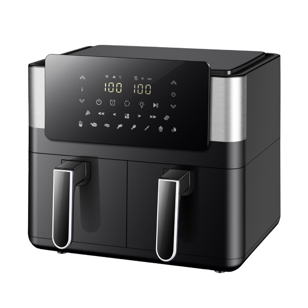Household Multi-function Visual Intelligent Touch Screen Double Pot Air Fryer