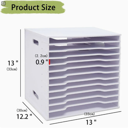 Double-clip File Folder And Paper Organizer For The Office Desk