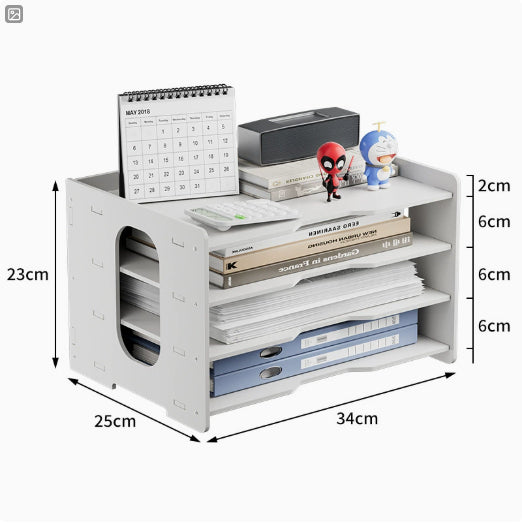 Double-clip File Folder And Paper Organizer For The Office Desk